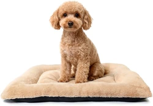 Small Dog Crate Pad 22 x 13 Washable Dog Beds by ZihapgpzpPetSupplies