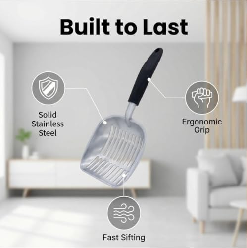 Heavy-Duty Cat Litter Scoop - Image 3
