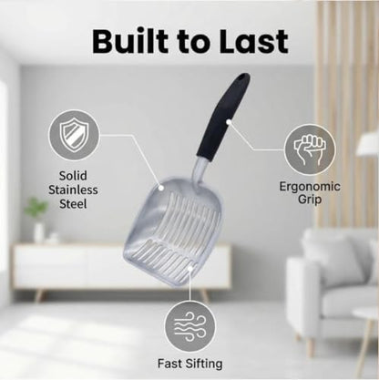 Heavy-Duty Cat Litter Scoop - Image 3
