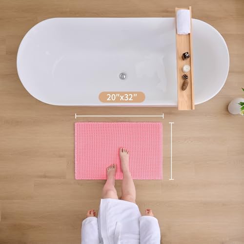 ILANGO Upgraded Waffle Bath Rug 20x32, Super Absorbent Non Slip Bath Mat - Image 3