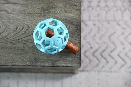 JW Pet HOL-ee Roller Dog Puzzle Ball, Medium 4.5in, Natural Rubber - Image 5