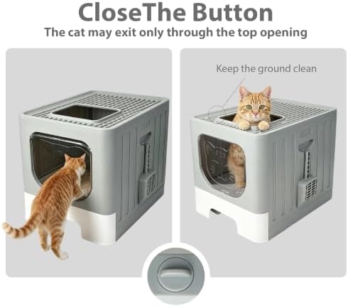 PAWISE Stainless Steel Cat Litter Box - Image 4