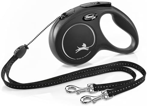 FLEXI® Classic Double Cord Retractable Dog Leash, 16 ft by Flexi