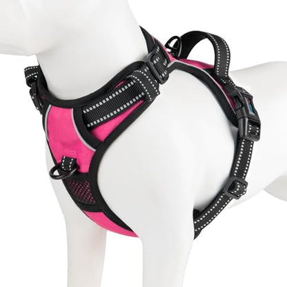 PHOEPET No Pull Dog Harnesses for Small Puppies Reflective Adjustable by PHOEPET