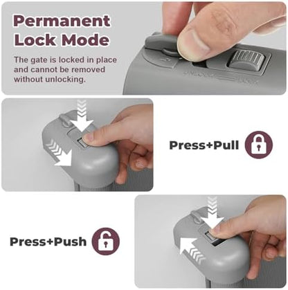 2Pack Retractable Baby Gates for Stair - Image 5