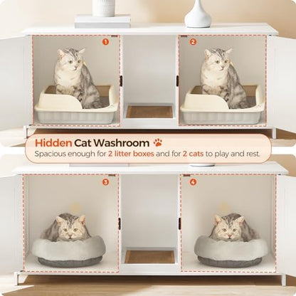 MAHANCRIS Cat Litter Box Enclosure - Image 5