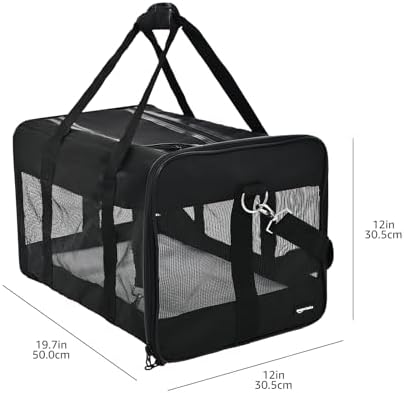 Amazon Basics Airline Approved Soft-Sided Mesh Pet Travel Carrier - Image 5