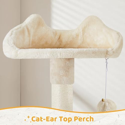 Yaheetech Cat Tree, 54in Tall Cat Tower - Image 5