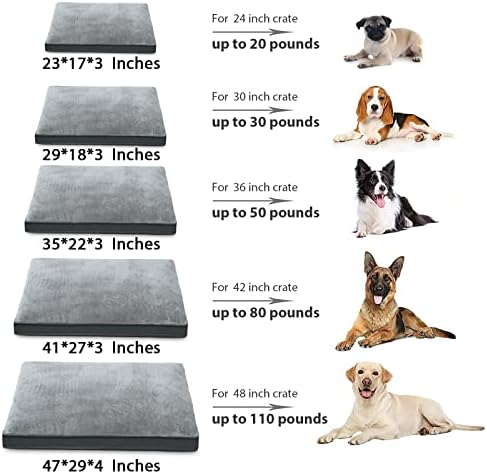 Dog Crate Bed Waterproof Deluxe Plush Dog Beds - Image 6
