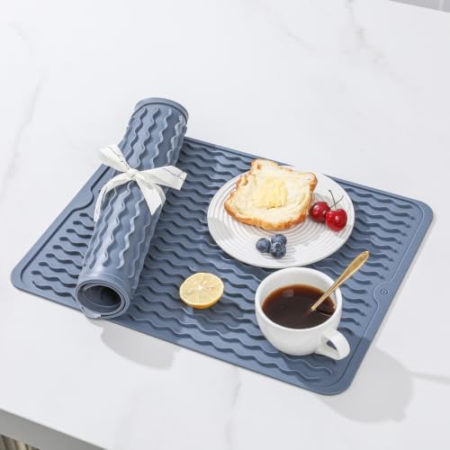 CAKETIME 2 Pack Silicone Dish Drying Mat - Image 2