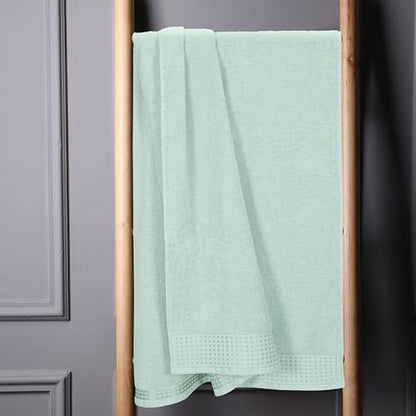 GLAMBURG 100% Cotton Oversized 2 Pack Bath Sheets 35x70, Ultra Soft Highly - Image 3