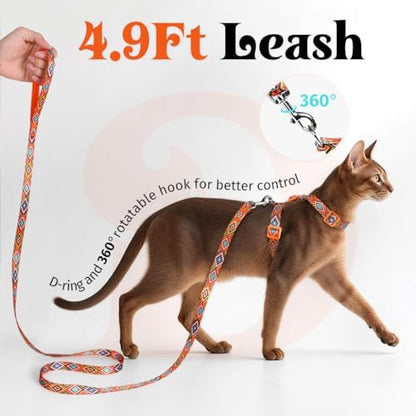 Dooradar Cat Harness and Leash Set, Adjustable Pet Straps - Image 6