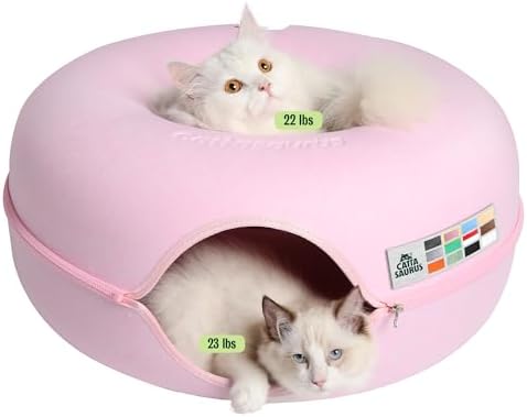 Cattasaurus Peekaboo Cat Cave Donut by Cattasaurus
