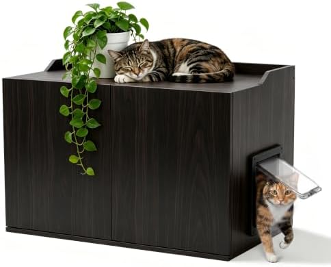 31.5" Cat Litter Box Enclosure Furniture by VIVIENDO