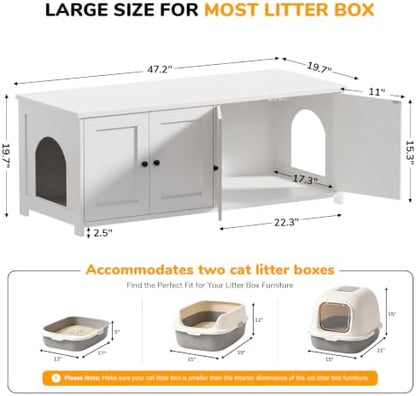 Hidden Cat Litter Box Enclosure - Image 2