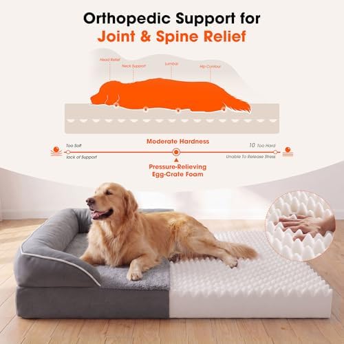 Waterproof Orthopedic Dog Bed for Extra Large Dogs - Image 2
