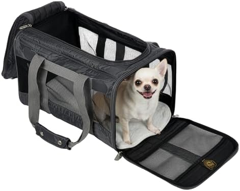 Sherpa Original Deluxe Travel Pet Carrier, Airline Approved & Guaranteed On by Sherpa