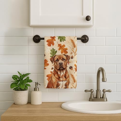 Caroline's Treasures Dogue de Bordeaux Dogs Kitchen Towel 15x25 in - Image 2