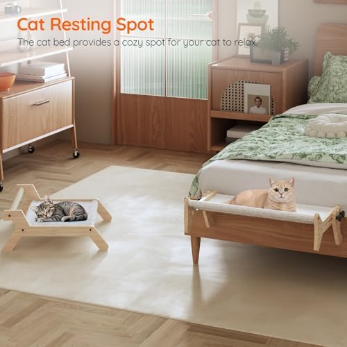 HOOBRO Cat Perch Set of 2 for Window Sill - Image 3