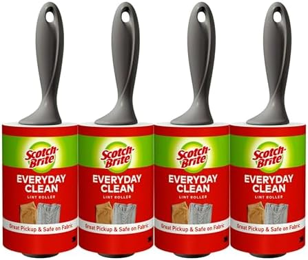 Scotch-Brite Everyday Clean Lint Roller, Scotch Brand Adhesive, Pet Hair & Lint by Scotch-Brite