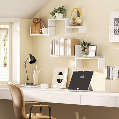 SRIWATANA White Floating Shelves - Image 4