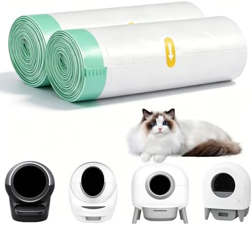 Robot Cat Litter Box Liners, 2.8 MIL Thick by Wefocusonpracticalsolutionsdurablematerialsandproductsthatmakelifewithpetsalittleeasiereveryday