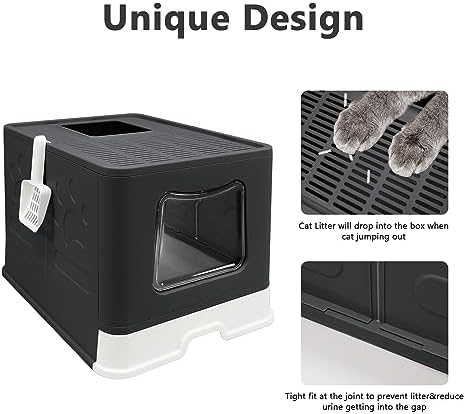 XL Foldable Cat Litter Box - Image 4