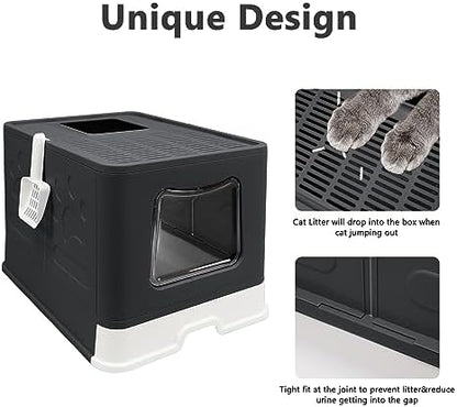 XL Foldable Cat Litter Box - Image 4