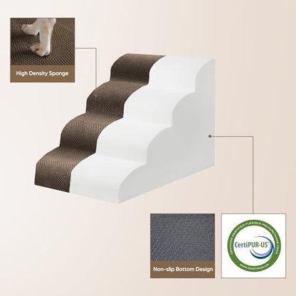 PAWSCRAT 3-Step Pet Stairs for High Beds & Sofas, 15.7''H Dog Stairs - Image 5