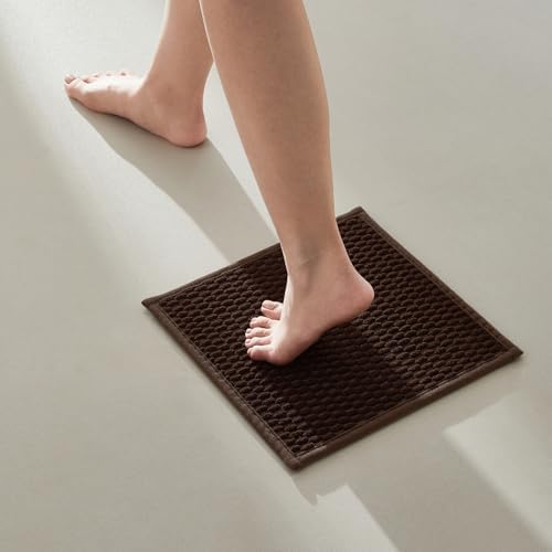 TYUU Small Bathroom Rugs, Non Slip Washable Bath Rugs Super Absorbent Bathroom by TYUU