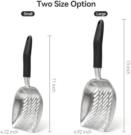 Cat Litter Scoop, Kitty Metal Scooper - Image 3
