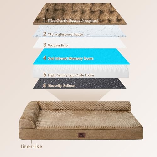 EHEYCIGA XL Dog Bed Memory Foam - Image 5