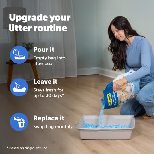 PetSafe ScoopFree Odor Control Crystal Cat Litter, Fresh Scent, 8 Lb Bag - Image 4