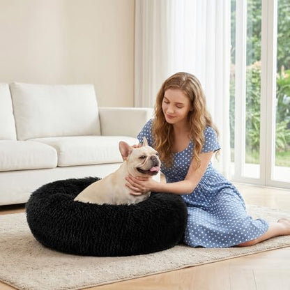 MIXJOY Orthopedic Dog Bed Comfortable Donut Cuddler Round Pet Beds Ultra Soft - Image 7