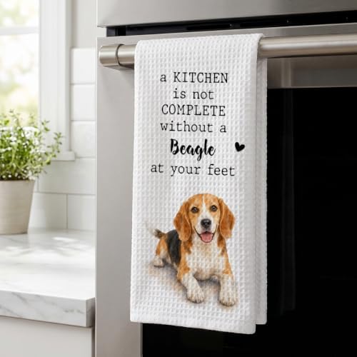 Beagle Kitchen Towel, Funny Dog Lover Kitchen Decor - Image 3