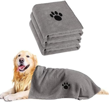 Puomue 3 Pack Microfiber Dog Towels by Puomue