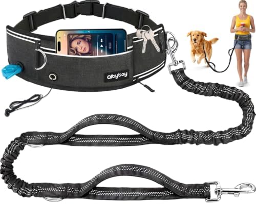 Hands Free Dog Leash, 240LB Heavy Duty Retractable by Qltytoy