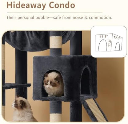 Heybly 64.2" Heavy-Duty Cat Tree - Image 5