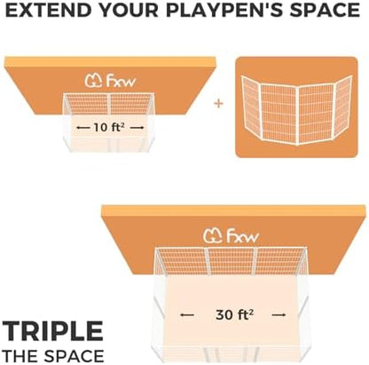 FXW Homeplus Indoor Dog Playpen, 4 Panels, - Image 2