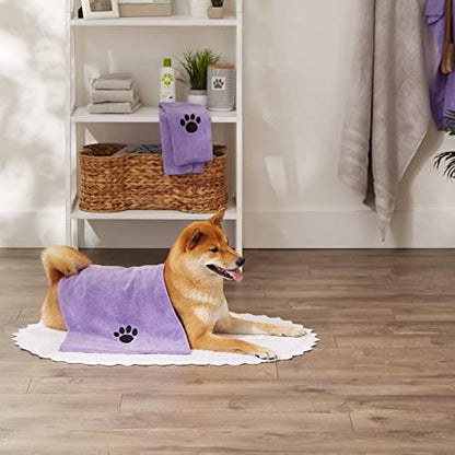 Bone Dry Pet Grooming, Embroidered Microfiber Towel Drying Collection - Image 6