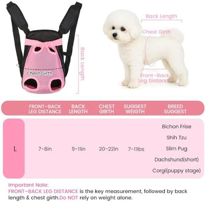 Mosago Dog Backpack Carrier, Front Chest Carrier - Image 2