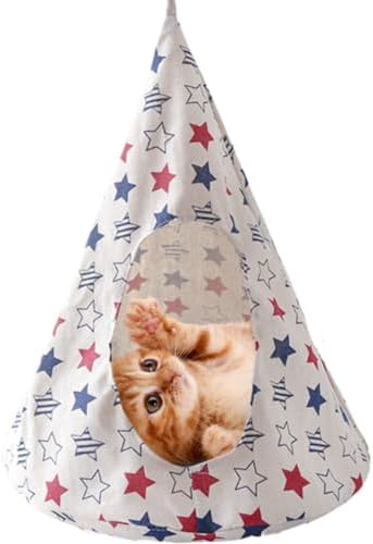 Breathable Cat Hammock Bed Comfortable Hanging Pet Hammock Bed Swing by Unknown