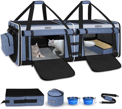 Petskd Double Extra Large Cat Carrier by Petskd