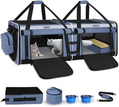 Petskd Double Extra Large Cat Carrier by Petskd
