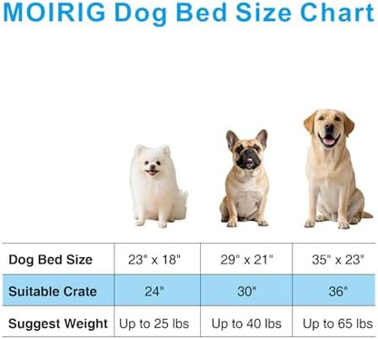 2 Pack Dog Bed, Washable Deluxe Plush Dog Crate Beds - Image 7