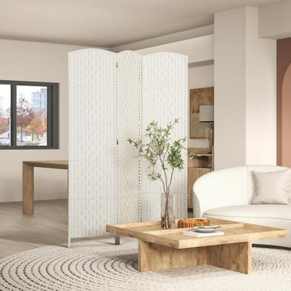 HOMCOM Room Divider 3-Panel, 6FT-Tall Folding Privacy Screen - Image 2