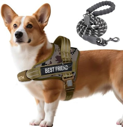 AUROTH Dog Harness and Leash Set Small Sized Dog, No Pull Escape Proof Vest by AurothPets