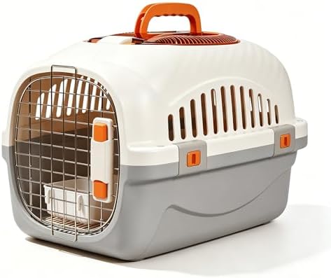 Cat Carrier Airline Approved, Portable Pet Travel Crate - Image 3