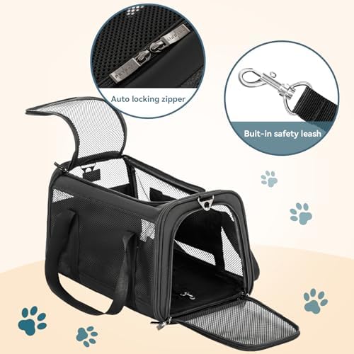 PETSFIT Soft-Sided Cat Carrier, Airline Approved - Image 4