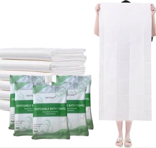 20 Pack Disposable Bath Towels Large 55"x27.5" Thick - Image 2